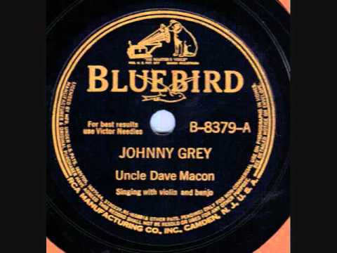 Uncle Dave Macon Johnny Grey 78 rpm