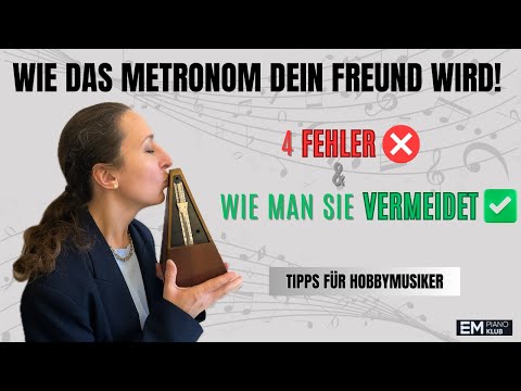 🎹 Wie das Metronom dein Freund wird! 4 häufige Fehler & wie du sie vermeidest 🎹
