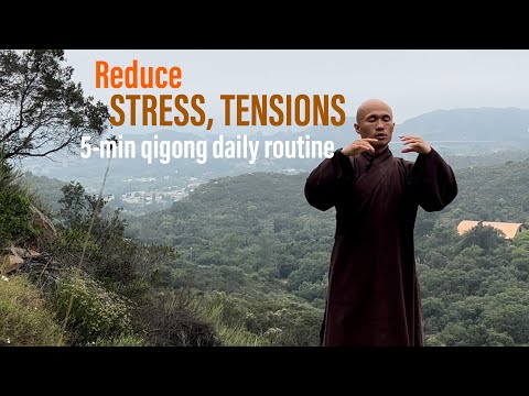Reduce STRESS, and TENSIONS | 5-Min Simple Daily Qigong for Beginners