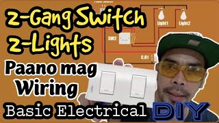 DIY PANO MAG WIRING 2-LIGHTS 2-GANG SWITCH Basic Electrical#3