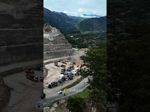 “La Arenera” Conexión Pacífico 1, Amagá #antioquia #desarrollo #drone #videoaereo #ingenieria