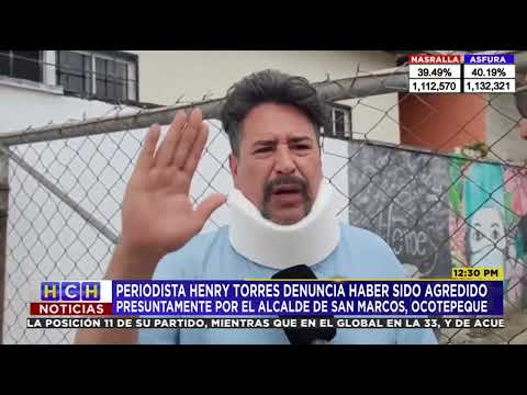 Periodista denuncia agresiones en contra del alcalde de San Marcos, Ocotepeque