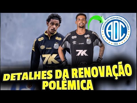 Santos loans Andrey Quintino and goalkeeper João Fernandes to Confiança. Details of the renewal.