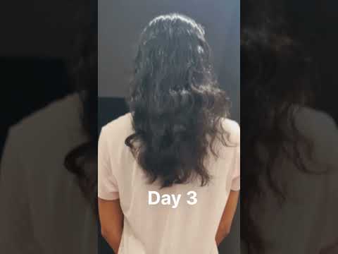 I USED FLAXSEED ON MY HAIR FOR 7 DAYS#youtubeshorts #shortsfeed #challenge #ashortaday #shorts