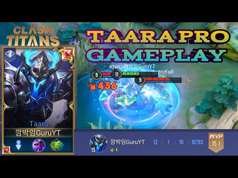 TAARA DS LANE PRO GAMEPLAY/ GOLD MEDAL TANK UNKILLABLE | CLASH OF TITANS |
