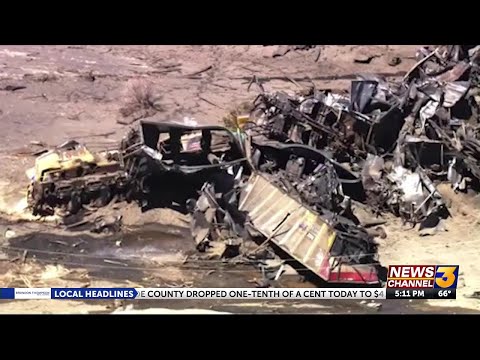 55 train cars derail in the Mojave National Preserve