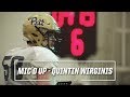 Football Linebacker Quintin Wirginis Mic D Up
