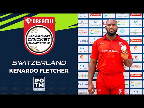 POTM: K.Fletcher - Group D, Match 1 - ROM vs SUI | Highlights | Dream11 ECC, 2022 | ECC22.073