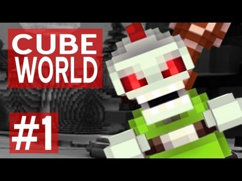 Cube World Gameplay: Character Customization & Beginning! w/ Ze - Ep. 1