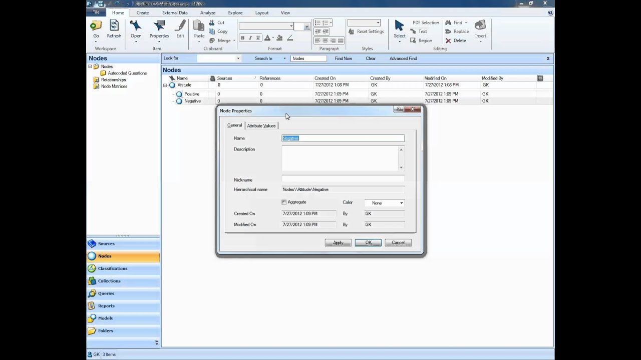 CSCAR NVivo Tutorial--Module 3: Create Nodes (Coding)