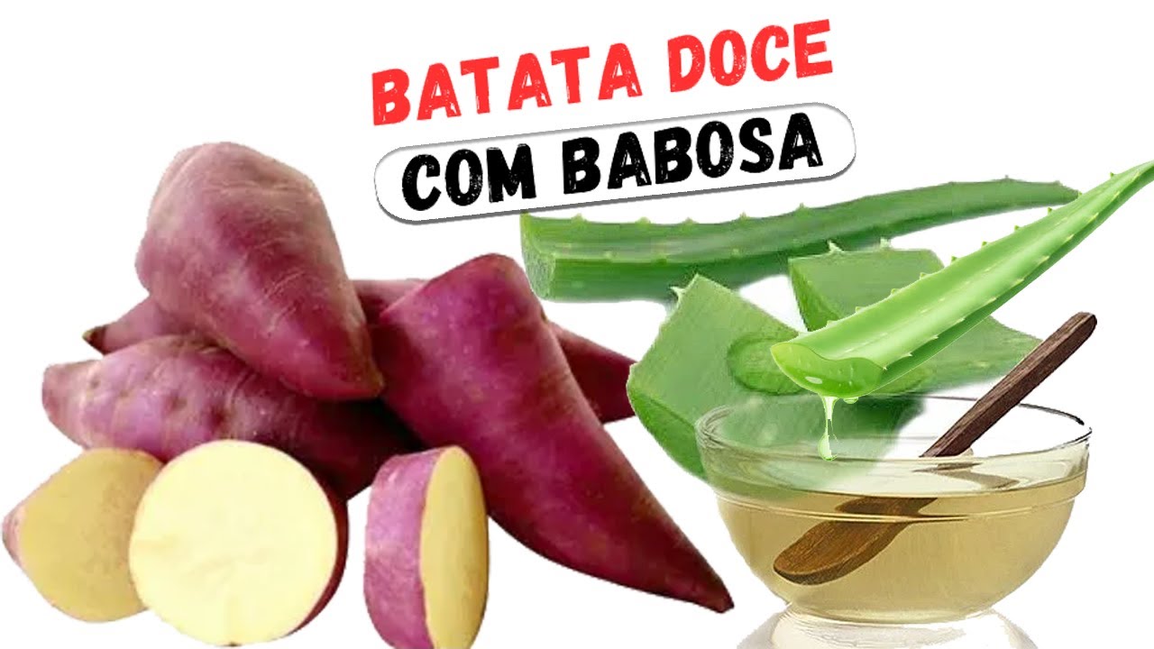 CURA TUDO ! NÃO ACREDITEI 😯 BATATA DOCE E BABOSA