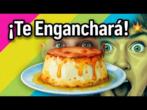 #.604. FLAN DE NARANJA VIRAL 🍊 EN 5 MINUTOS (4 Ingredientes) | Sin Horno, Receta Ultra Fácil 🚀*