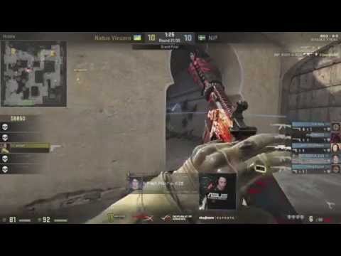 GeT_RiGhT's 4K (Quadra Kill) with M4A4 on Dust II vs Na'Vi