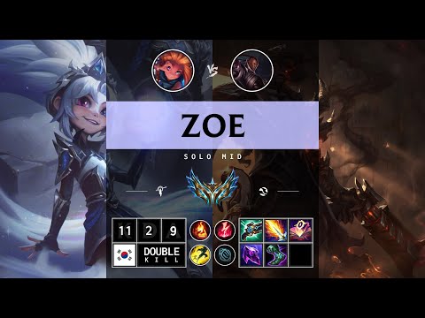 Zoe Mid vs Lucian - KR Challenger Patch 14.13