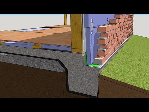 Insulated monolithic slab with brick veneer