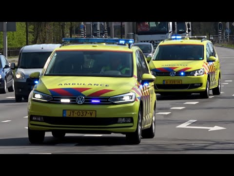 [07.04.2020][Primeur & Nieuwe balk] [Solo- & IC-] Ambulances & OvDG met spoed in Zwolle