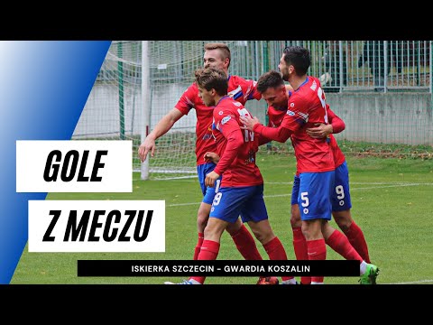 Gole z meczu Iskierka Szczecin - Gwardia Koszalin 1:5