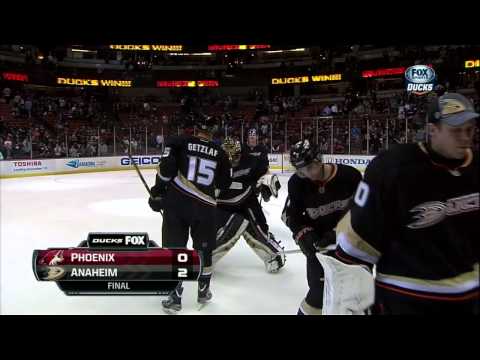 Ryan Getzlaf ENG 2-0. 3 stars Mar 6 2013 Phoenix Coyotes vs Anaheim Ducks NHL Hockey