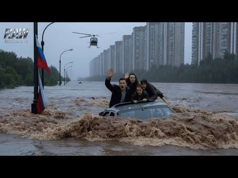 Unbelievable Moments Terrifying Flash Floods Hit Obninsk, Russia Caught on Camera #11
