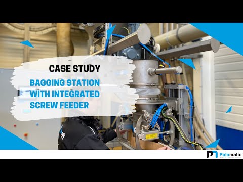 Sack filling station - Bagging station with integrated screw feeder | Palamatic Process Inc