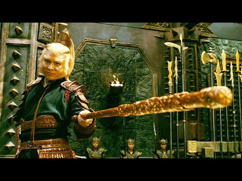 Monkey King regains his staff from a boy and defeats the evil lord to save Earth’s peace.