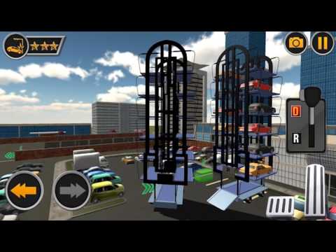 Smart Car Parking Crane Driver 3D Sim: Multi Level Video