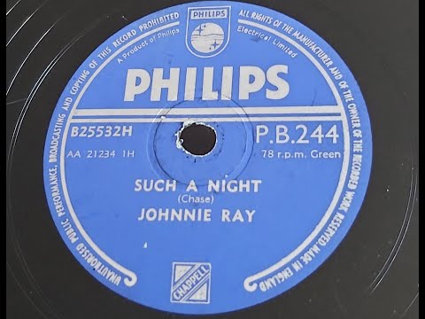 Johnnie Ray 'Such A Night' 1954 78 rpm