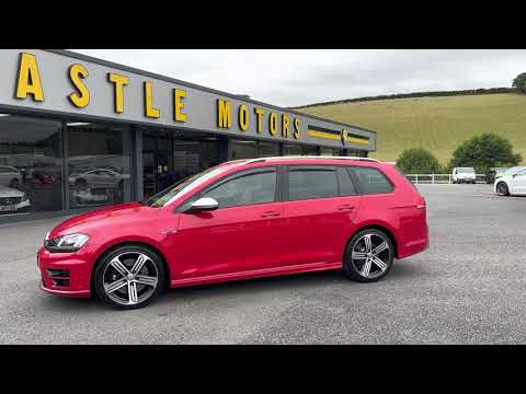 2016 VW GOLF R ESTATE 2.0 TSi 4MOTION DSG Auto Tornado Red for sale Castle Motors