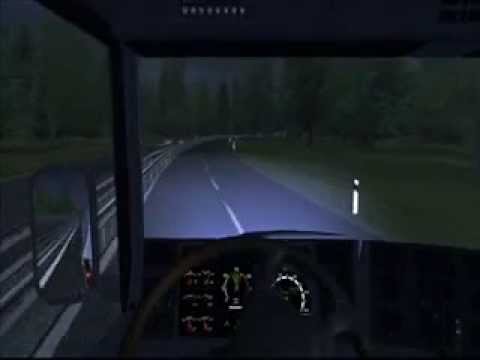 Nocna trasa Brest-Bruksela SCANIA 124L