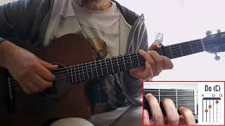 Le tourbillon de la vie - Jeanne Moreau - Tuto guitare try¨s facile deux versions
