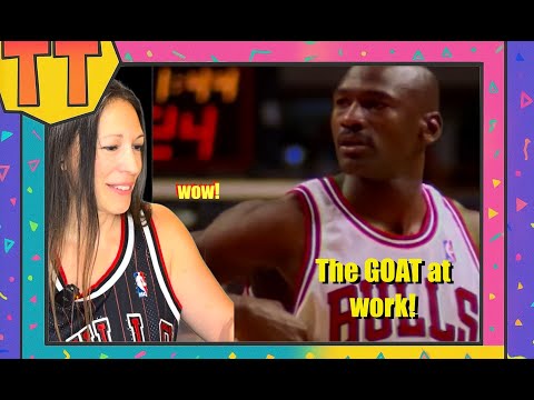 Tina Tries Reacting - Michael Jordan's HISTORIC Bulls Mixtape