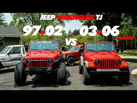 Jeep TJ Differences 97-02 VS. 03-06 Refresh