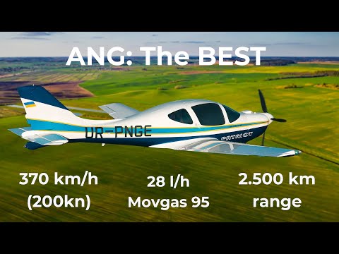 ANG Aircraft – The Best 5-Seat Light Aircraft | 370 km/h (200kn), 2500 km Range, Exclusive