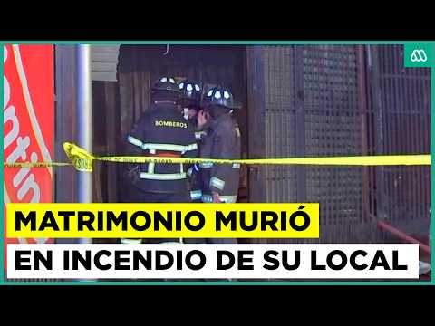 Dos adultos mayores mueren en medio de Incendio en minimarket de Padre Hurtado