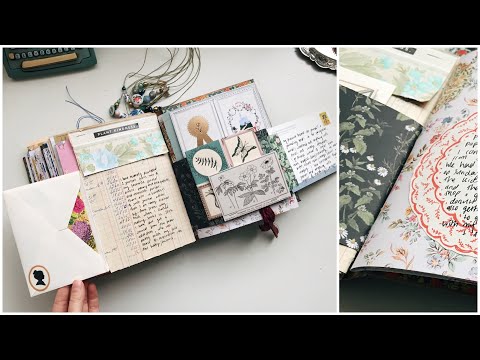 junk journal with me  process video ideas tips