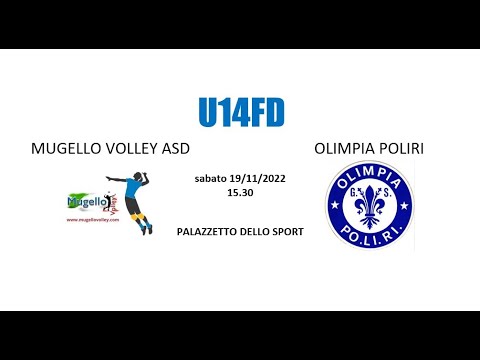 U14FD - MUGELLO VOLLEY ASD vs. OLIMPIA POLIRI