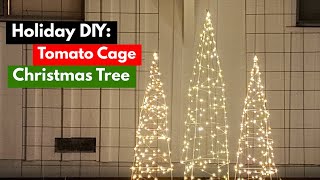 Holiday Christmas Tree || Garden DIY