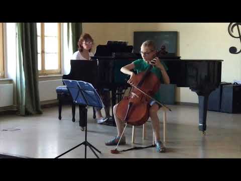 Rendsburger Musikschule Inke Freytag, Cello spielt Jean-Baptiste Bréval, Sonate C-Dur 1.Satz Allegro