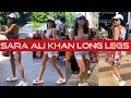Sara Ali Khan Flaunts Her Toned Legs In Denim Shorts So Hot