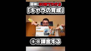 【原神】30秒でわかるキャラの育成について...‼︎【#原神 #genshinimpact #genshin #shorts 】