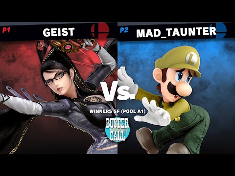 BUSTER CALL - Geist (Bayonetta) VS Mad_Taunter (Luigi) - Winners SF (Pool A1)