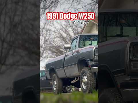 1991 dodge W250 #dodge#diesel#cummins#trucks#diy#country#4x4#automobile#reels#restoration#vintage