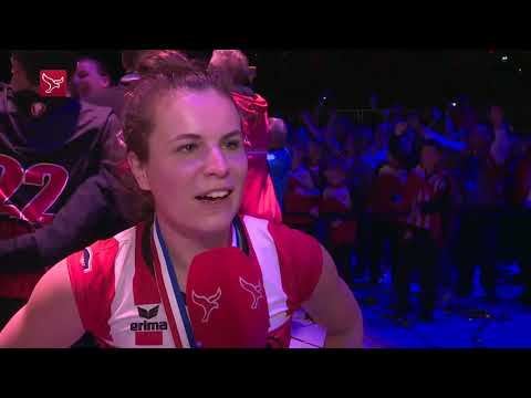Fortuna Nederlands kampioen korfbal met Fleur Hoek uit Dronten