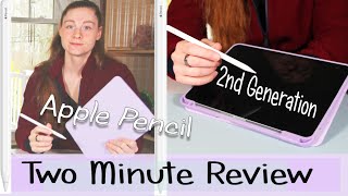 Apple Pencil 2nd Generation - iPad💥2 MINUTE REVIEW⭐