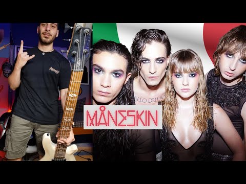 Måneskin - Zitti E Buoni - Eurovision 2021 Winners (Bass cover)