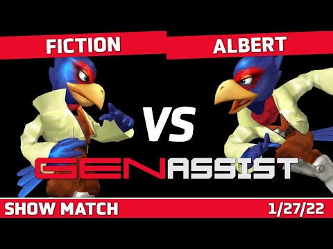 Fiction (Falco) VS Albert (Falco) - FT5 Showmatch - GenAssist Day 1