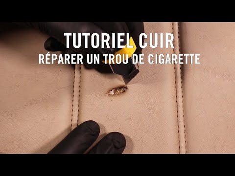 Réparation trous de cigarettes sur sièges, tissus, cuir  à