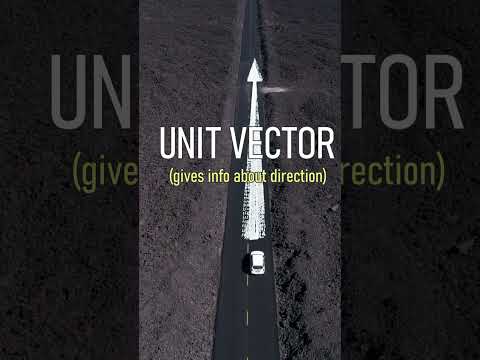 Unit Vectors in 60 seconds