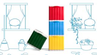 STEFANPLAST AMICA Modulárny kôš na selektívny odpad 40x40x30cm / 20 l - modrý