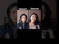 #pov introvert vs extrovert #acting #1millionaudition #introvert